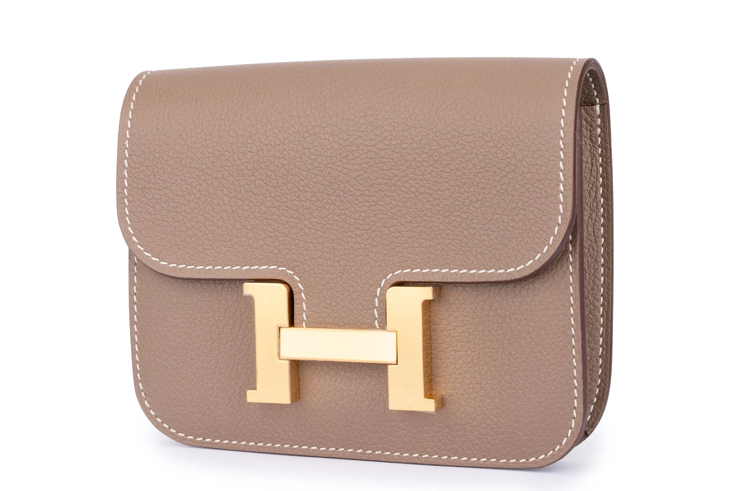 Hermès Constance Slim Epsom Etoupe GHW